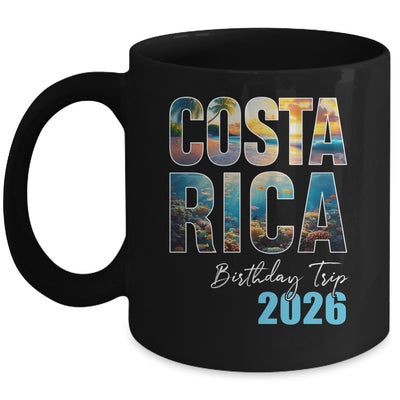 Costa Rica Birthday Trip 2026 Vacation Party Crew Cruise Mug | siriusteestore