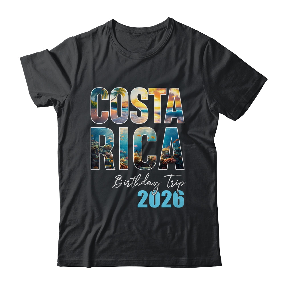 Costa Rica Birthday Trip 2026 Vacation Party Crew Cruise Shirt & Tank Top | siriusteestore