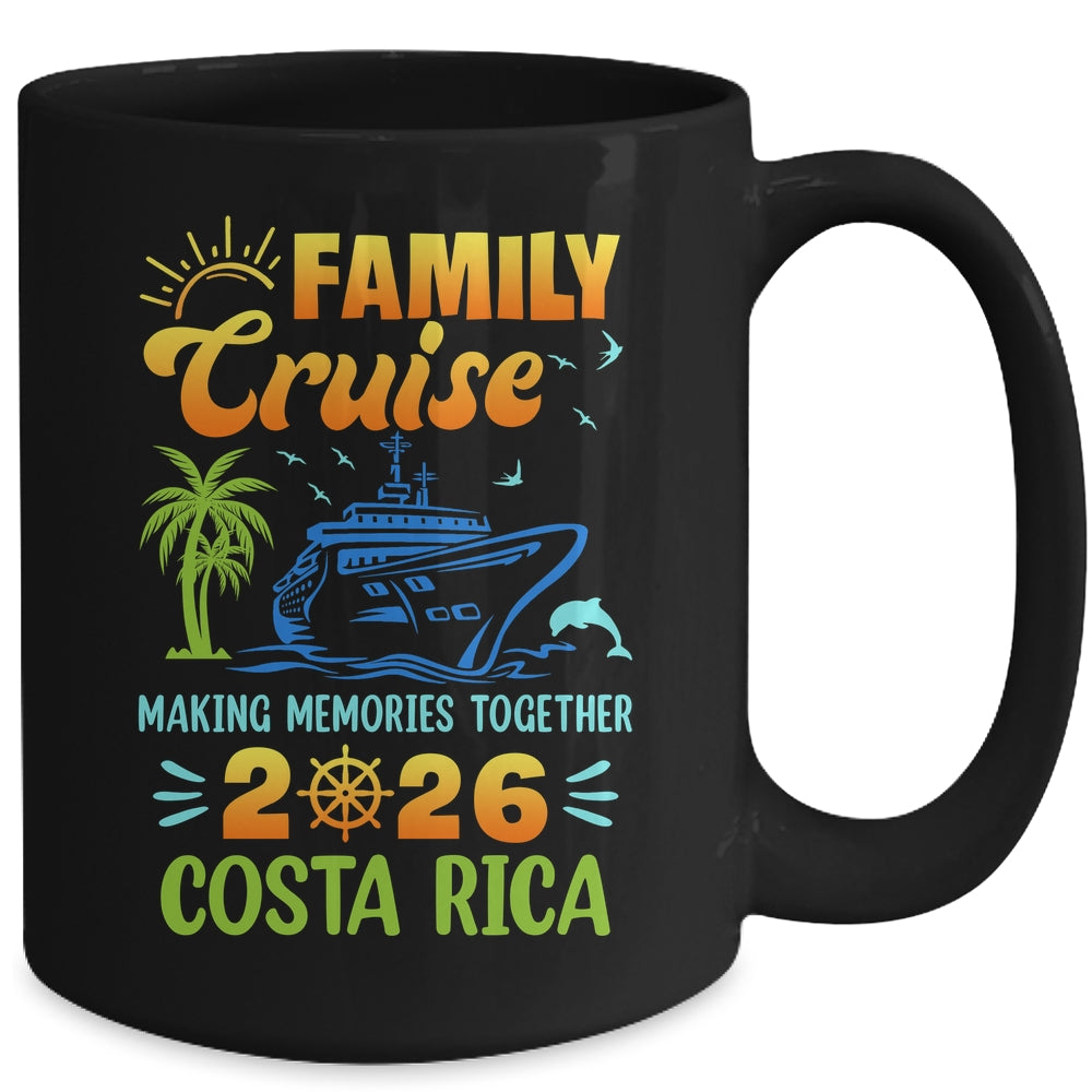 Costa Rica Cruise 2026 Family Friends Group Vacation Matching Mug | siriusteestore