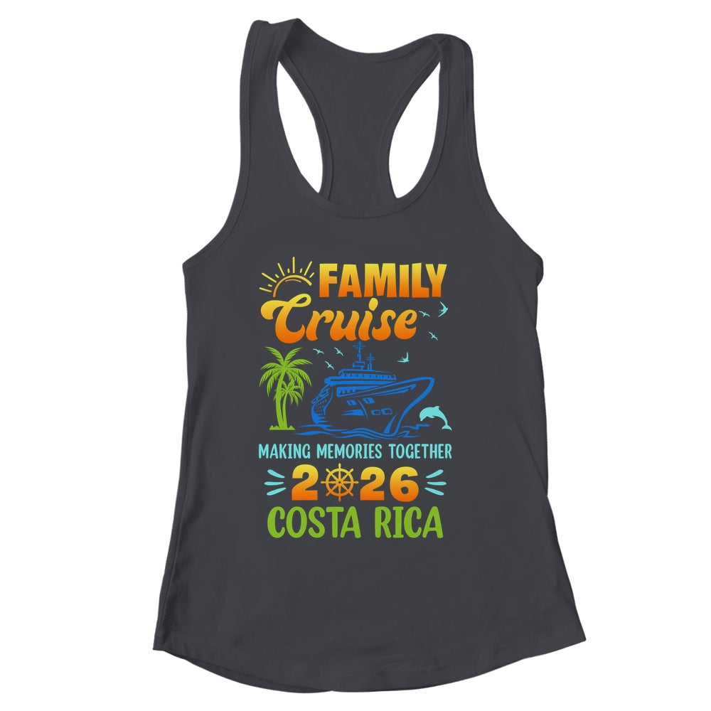 Costa Rica Cruise 2026 Family Friends Group Vacation Matching Shirt & Tank Top | siriusteestore