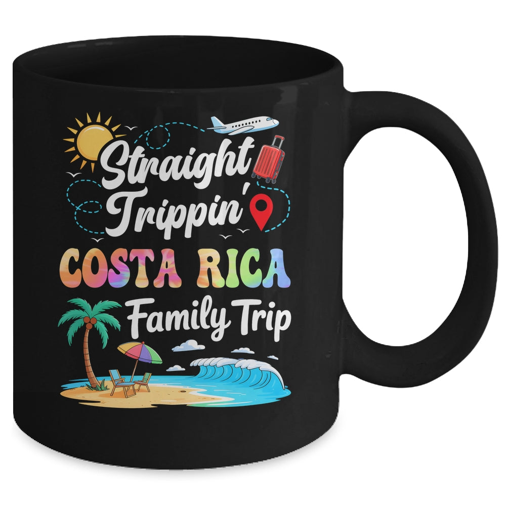 Costa Rica Family Vacation 2025 Straight Trippin Trip Mug | siriusteestore