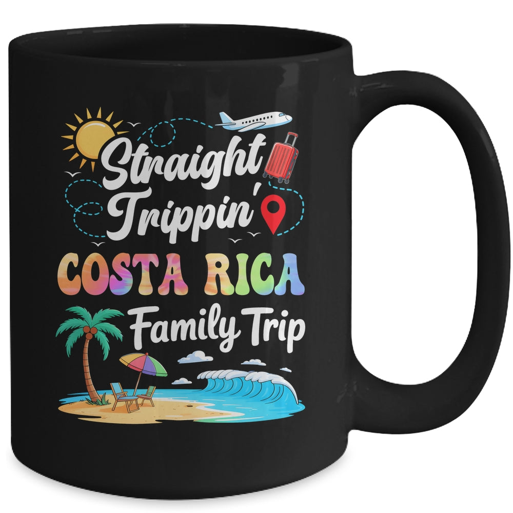 Costa Rica Family Vacation 2025 Straight Trippin Trip Mug | siriusteestore