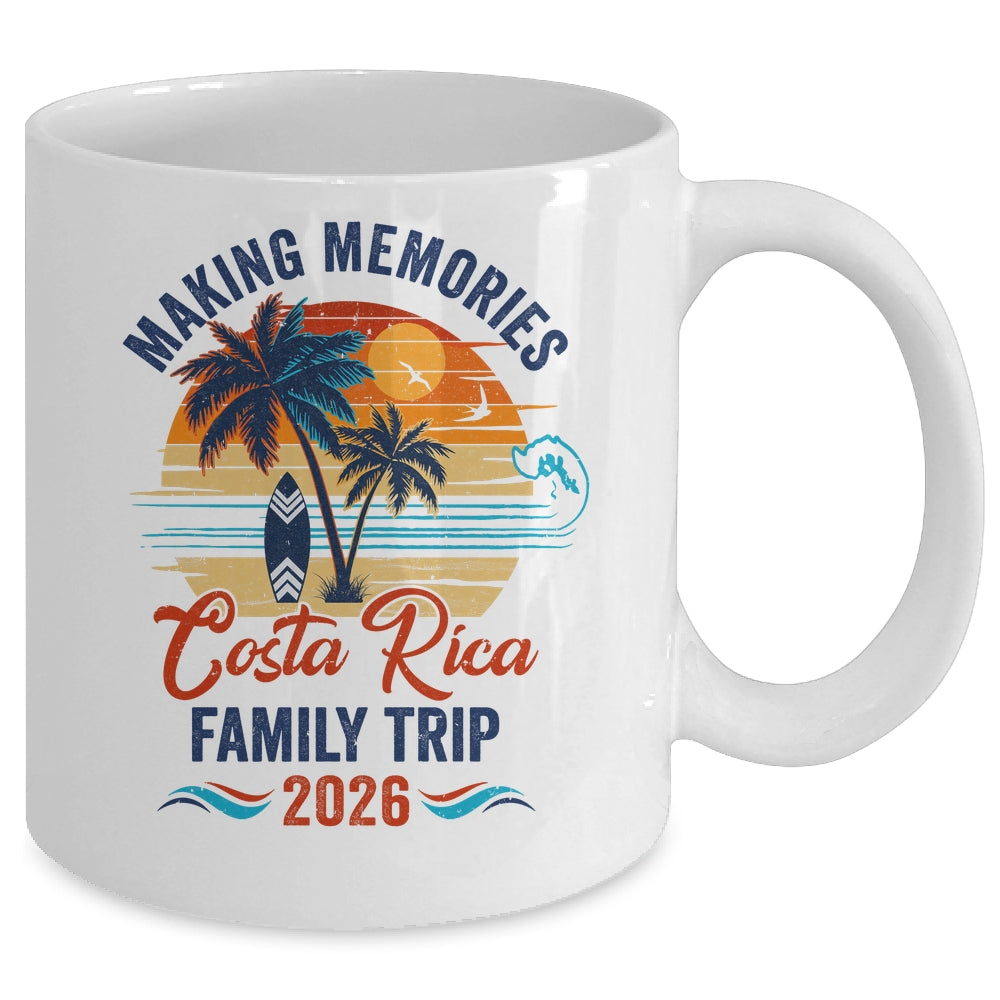 Costa Rica Family Vacation 2026 Making Memories Trip Mug | siriusteestore