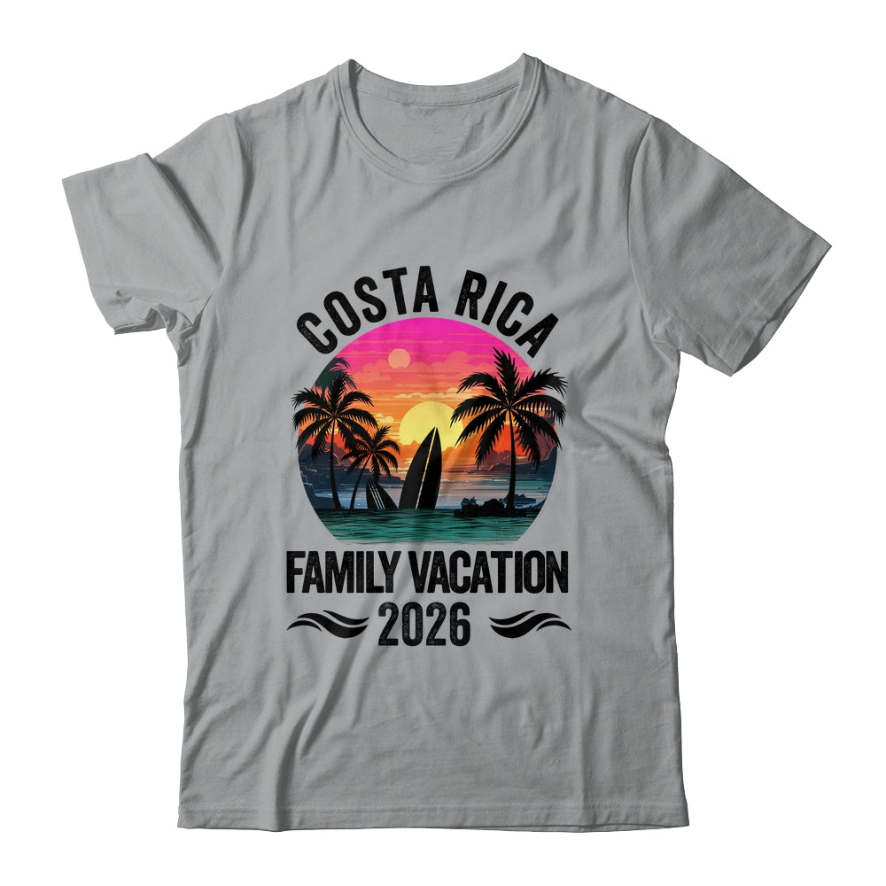Costa Rica Family Vacation 2026 Matching Outfits Beach Summer Shirt & Tank Top | siriusteestore