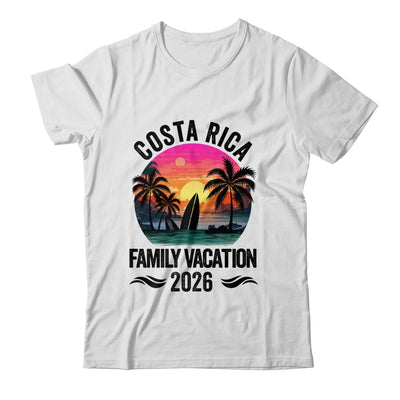 Costa Rica Family Vacation 2026 Matching Outfits Beach Summer Shirt & Tank Top | siriusteestore