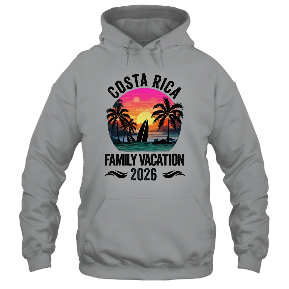 Costa Rica Family Vacation 2026 Matching Outfits Beach Summer Shirt & Tank Top | siriusteestore