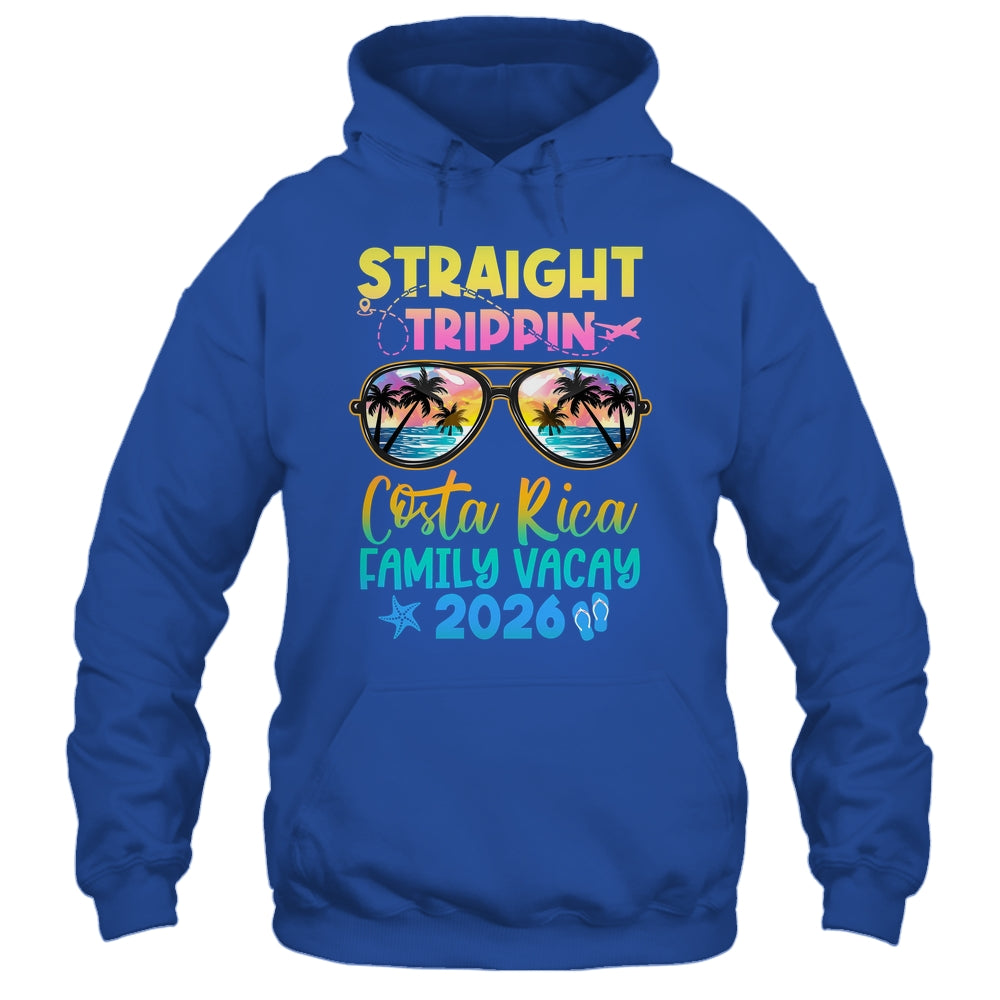 Costa Rica Family Vacay Vacation 2026 Straight Trippin Shirt & Tank Top | siriusteestore