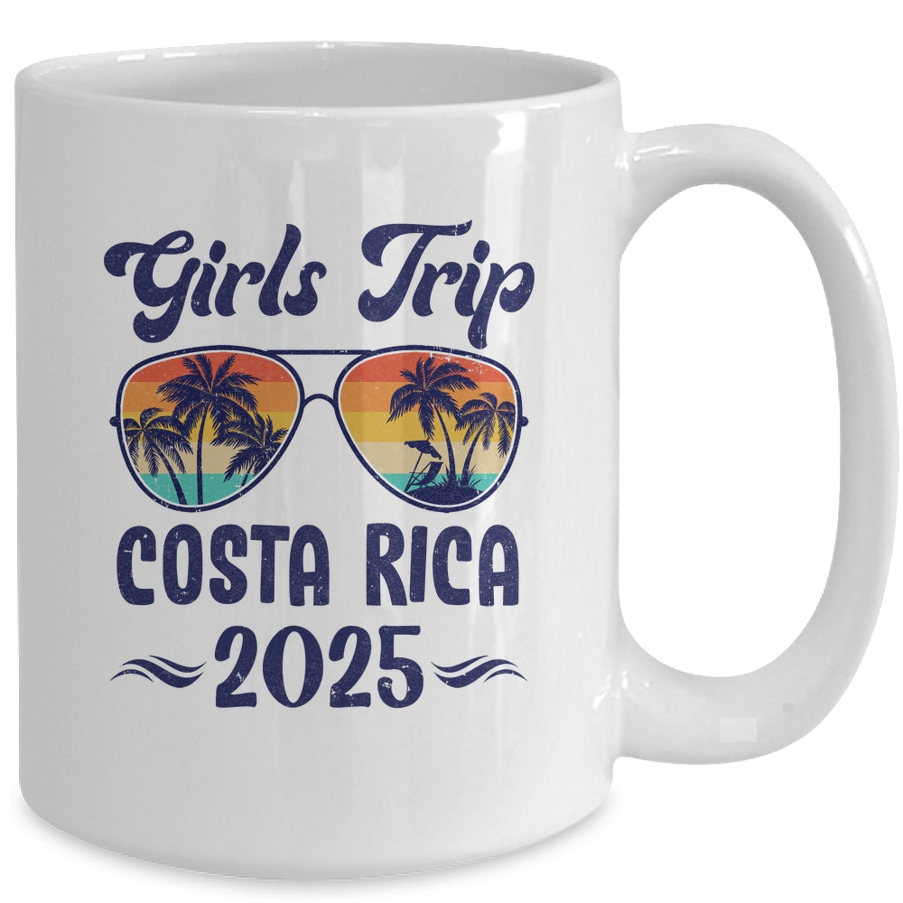 Costa Rica Girls Trip Beach Vacation 2025 Matching Group Mug | siriusteestore