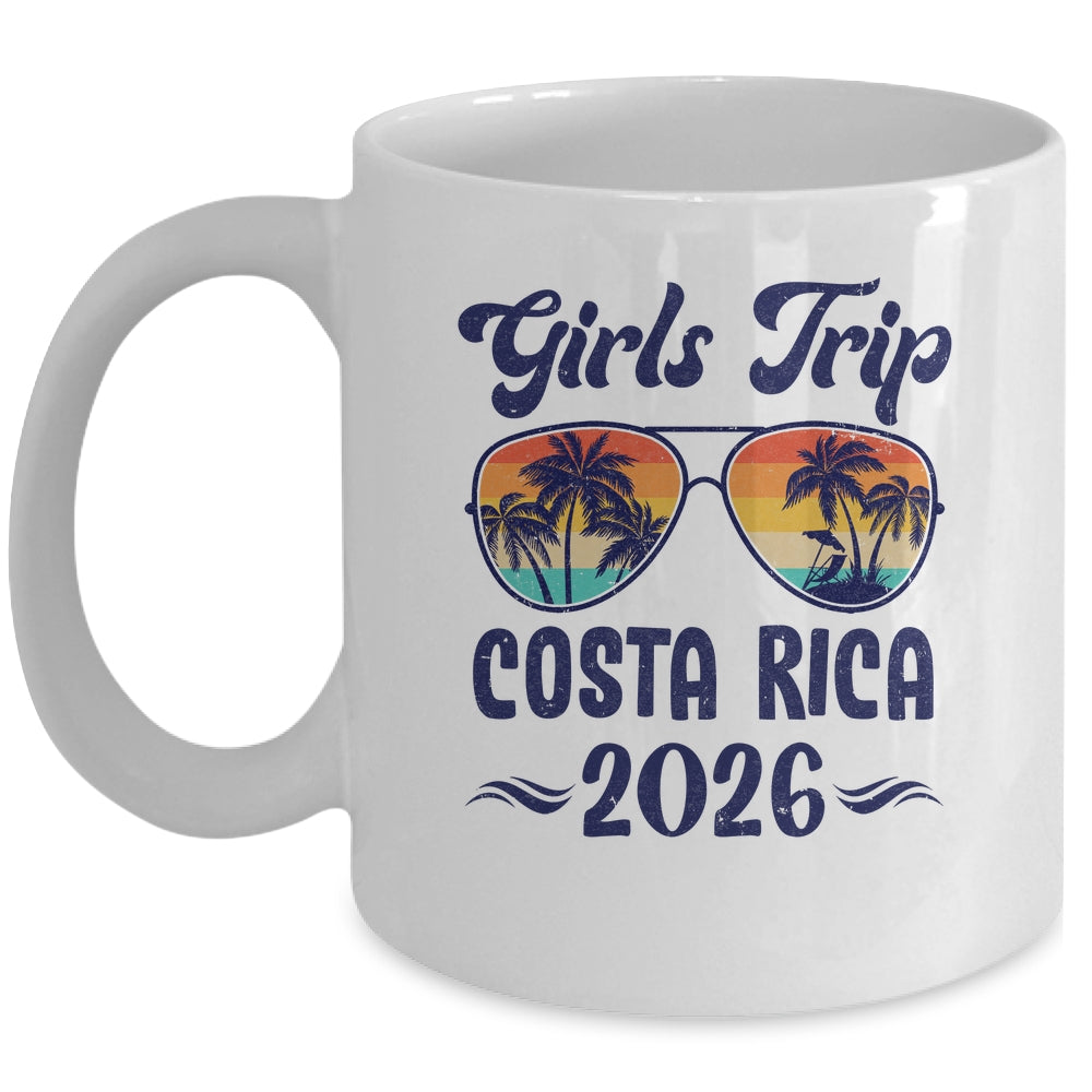 Costa Rica Girls Trip Beach Vacation 2026 Matching Group Mug | siriusteestore
