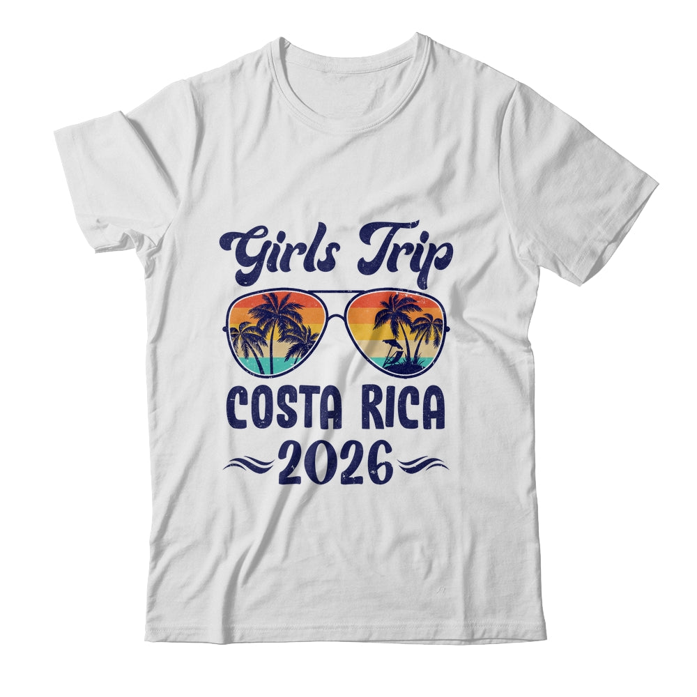 Costa Rica Girls Trip Beach Vacation 2026 Matching Group Shirt & Tank Top | siriusteestore