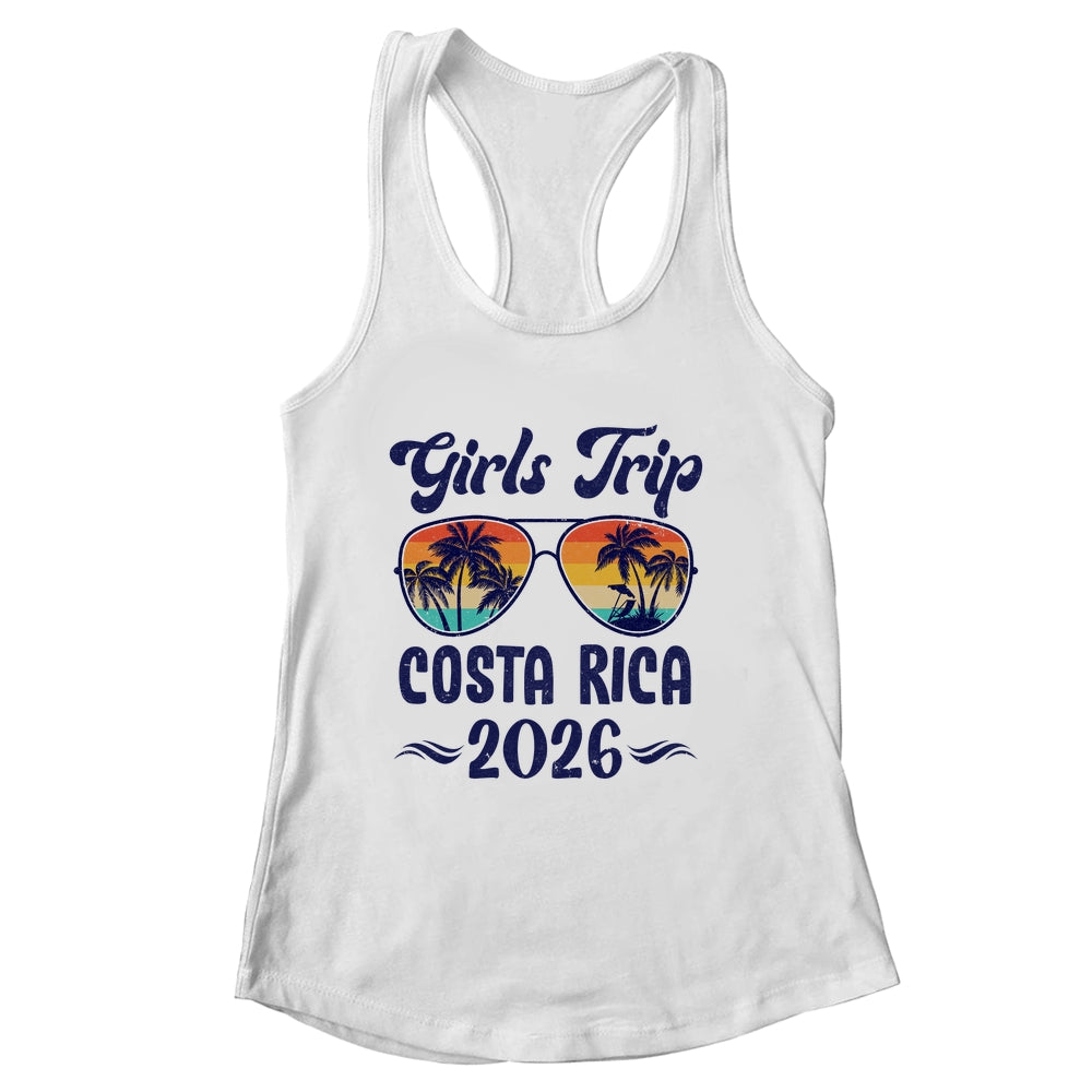 Costa Rica Girls Trip Beach Vacation 2026 Matching Group Shirt & Tank Top | siriusteestore