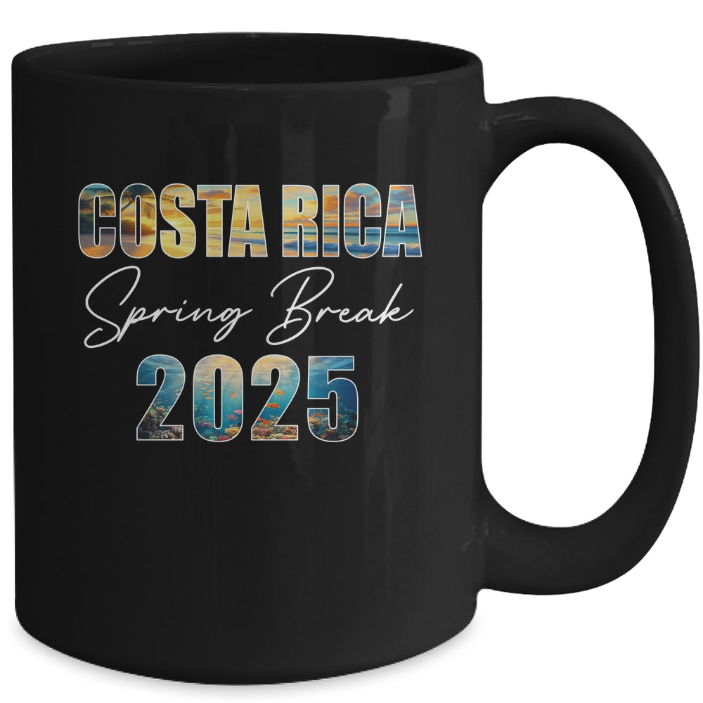 Costa Rica Spring Break 2025 Summer Vacation Beach Mug | siriusteestore