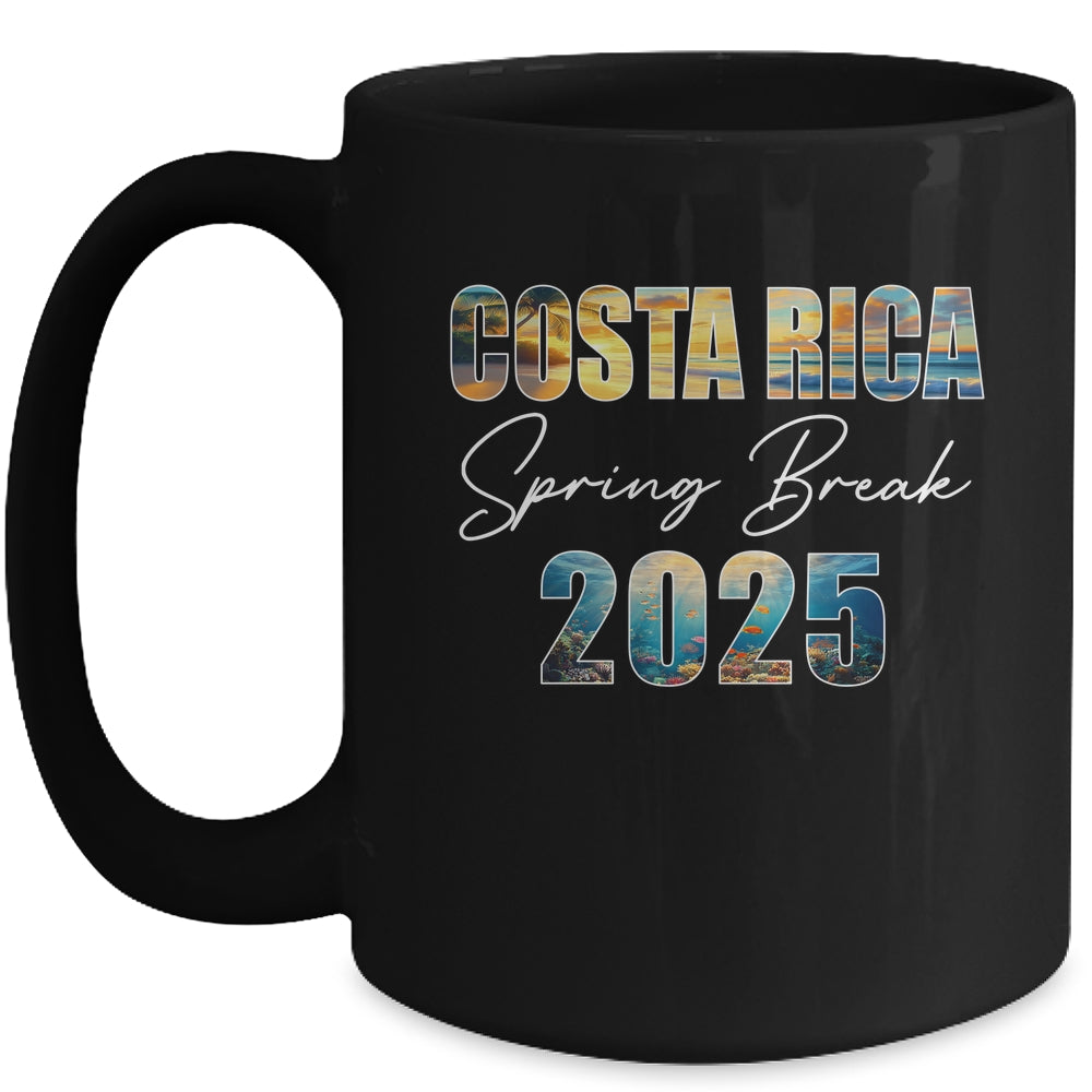 Costa Rica Spring Break 2025 Summer Vacation Beach Mug | siriusteestore