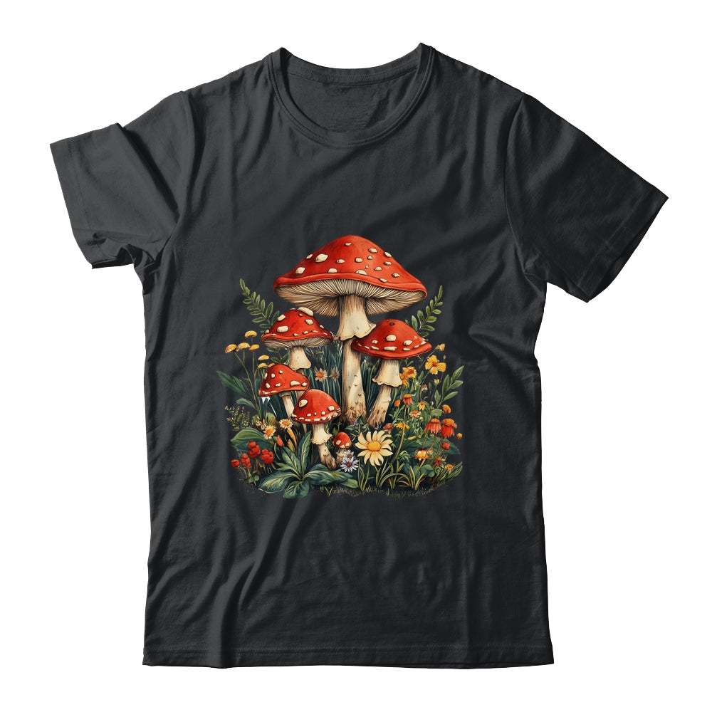 Cottagecore Mushroom Garden Lover Nature Plant Vintage Shirt & Tank Top | siriusteestore