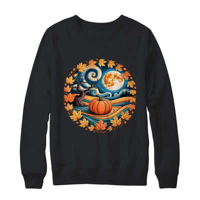 Cottagecore Pumpkins Leaves Trees Fall Women Aesthetic Shirt & Sweatshirt | siriusteestore