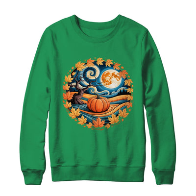 Cottagecore Pumpkins Leaves Trees Fall Women Aesthetic Shirt & Sweatshirt | siriusteestore