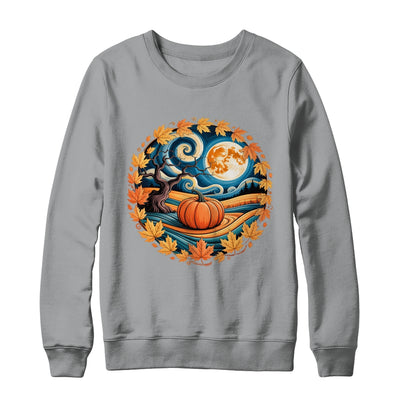 Cottagecore Pumpkins Leaves Trees Fall Women Aesthetic Shirt & Sweatshirt | siriusteestore