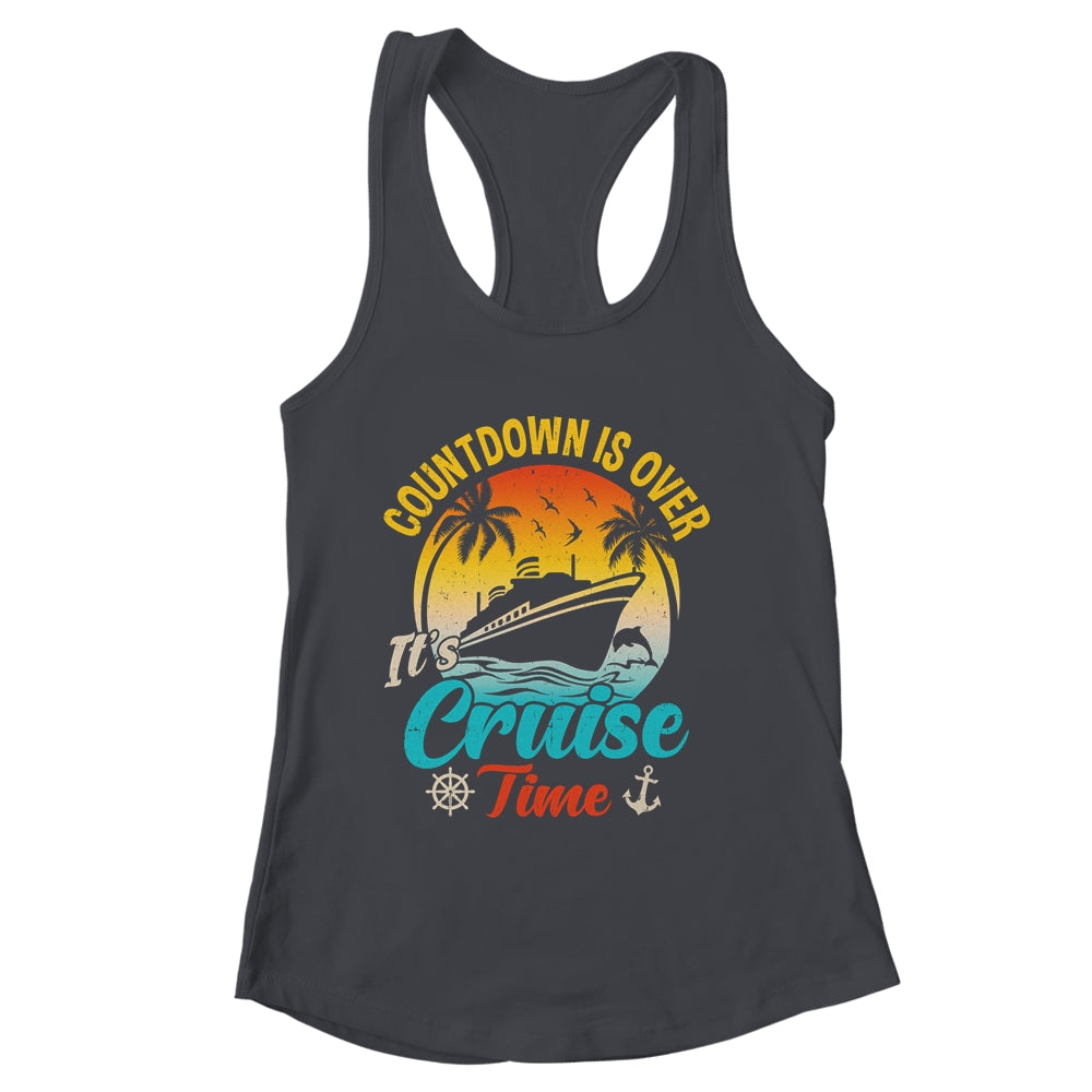 Countdown Is Over It's Cruise Time Vintage Family Vacation Shirt & Tank Top | siriusteestore