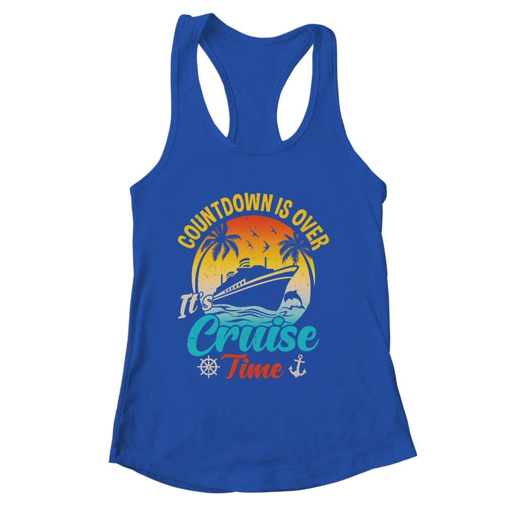 Countdown Is Over It's Cruise Time Vintage Family Vacation Shirt & Tank Top | siriusteestore