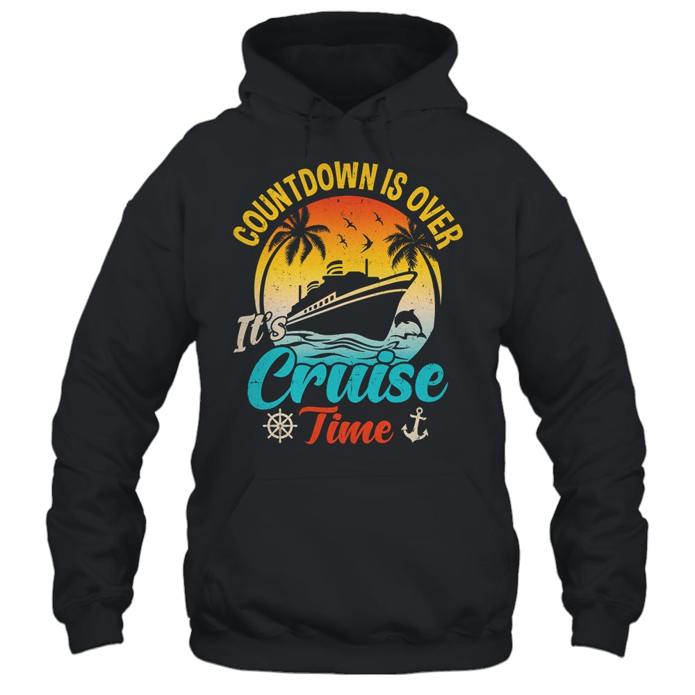 Countdown Is Over It's Cruise Time Vintage Family Vacation Shirt & Tank Top | siriusteestore