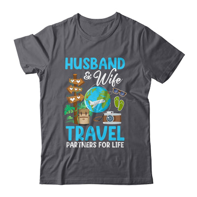 Couple Matching Husband And Wife Travel Partners For Life Shirt & Tank Top | siriusteestore