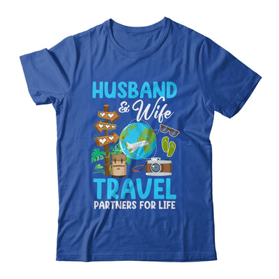Couple Matching Husband And Wife Travel Partners For Life Shirt & Tank Top | siriusteestore