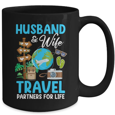 Couple Matching Husband And Wife Travel Partners For Life Mug | siriusteestore