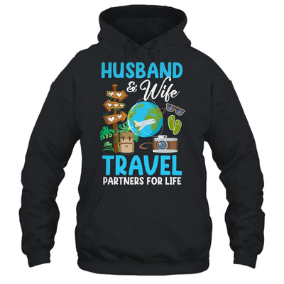 Couple Matching Husband And Wife Travel Partners For Life Shirt & Tank Top | siriusteestore