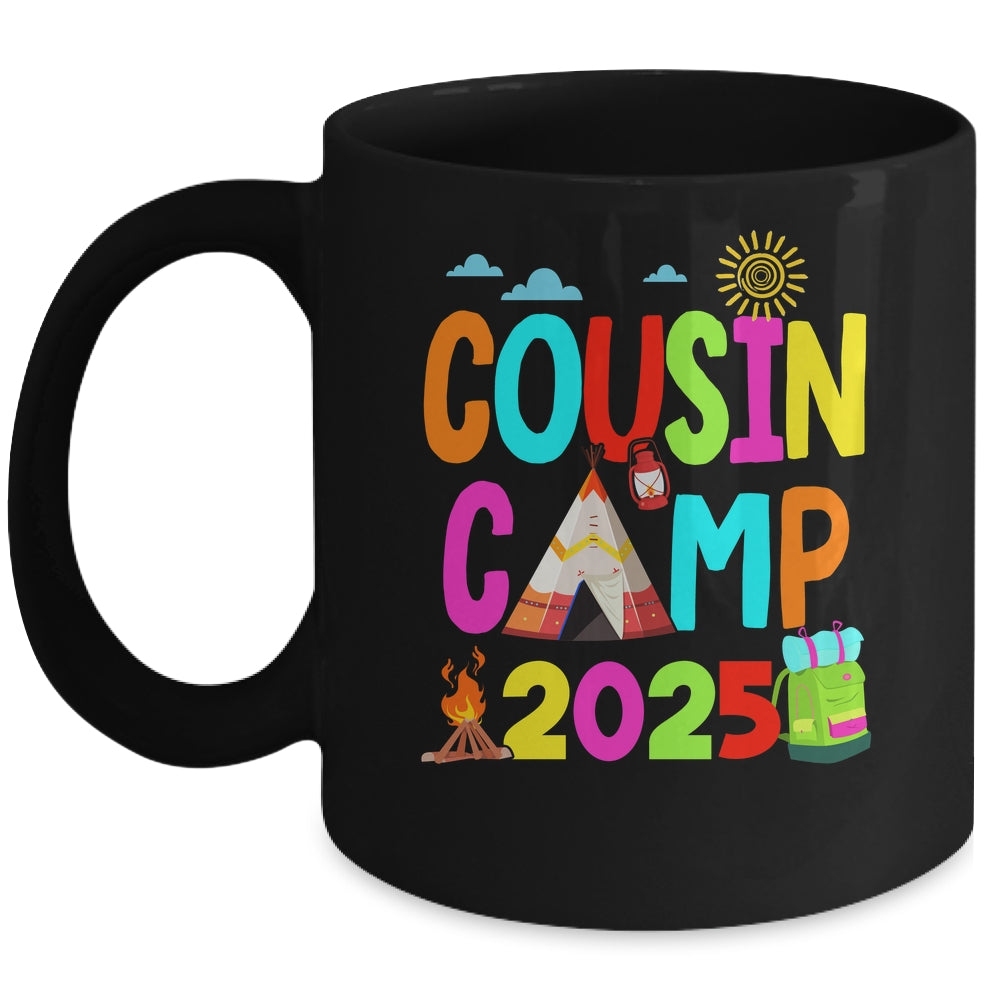 Cousin Camp 2025 Family Camping Summer Vacation Cousin Crew Mug | siriusteestore