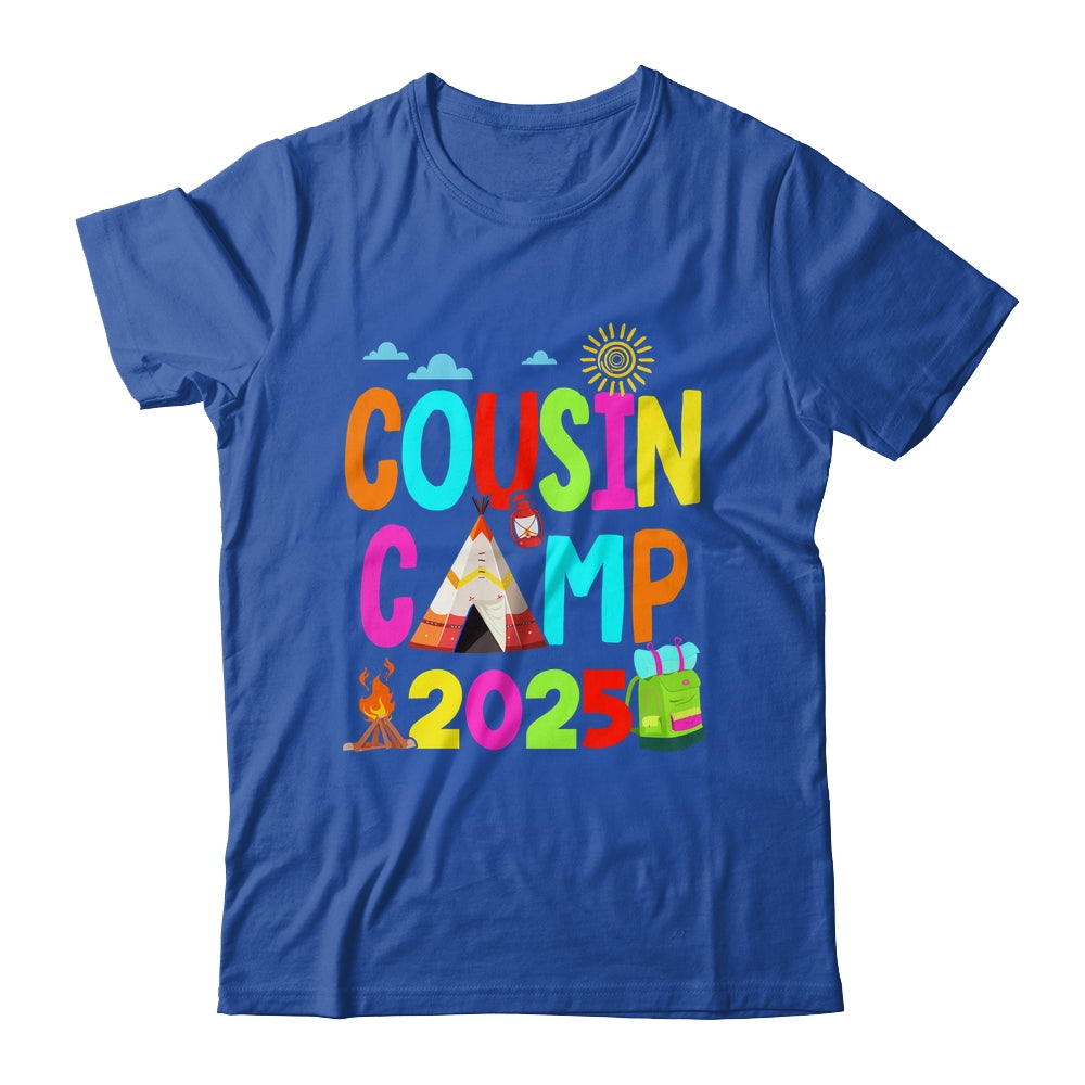 Cousin Camp 2025 Family Camping Summer Vacation Cousin Crew Shirt & Tank Top | siriusteestore