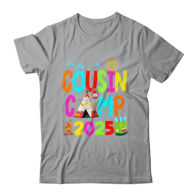 Cousin Camp 2025 Family Camping Summer Vacation Cousin Crew Shirt & Tank Top | siriusteestore