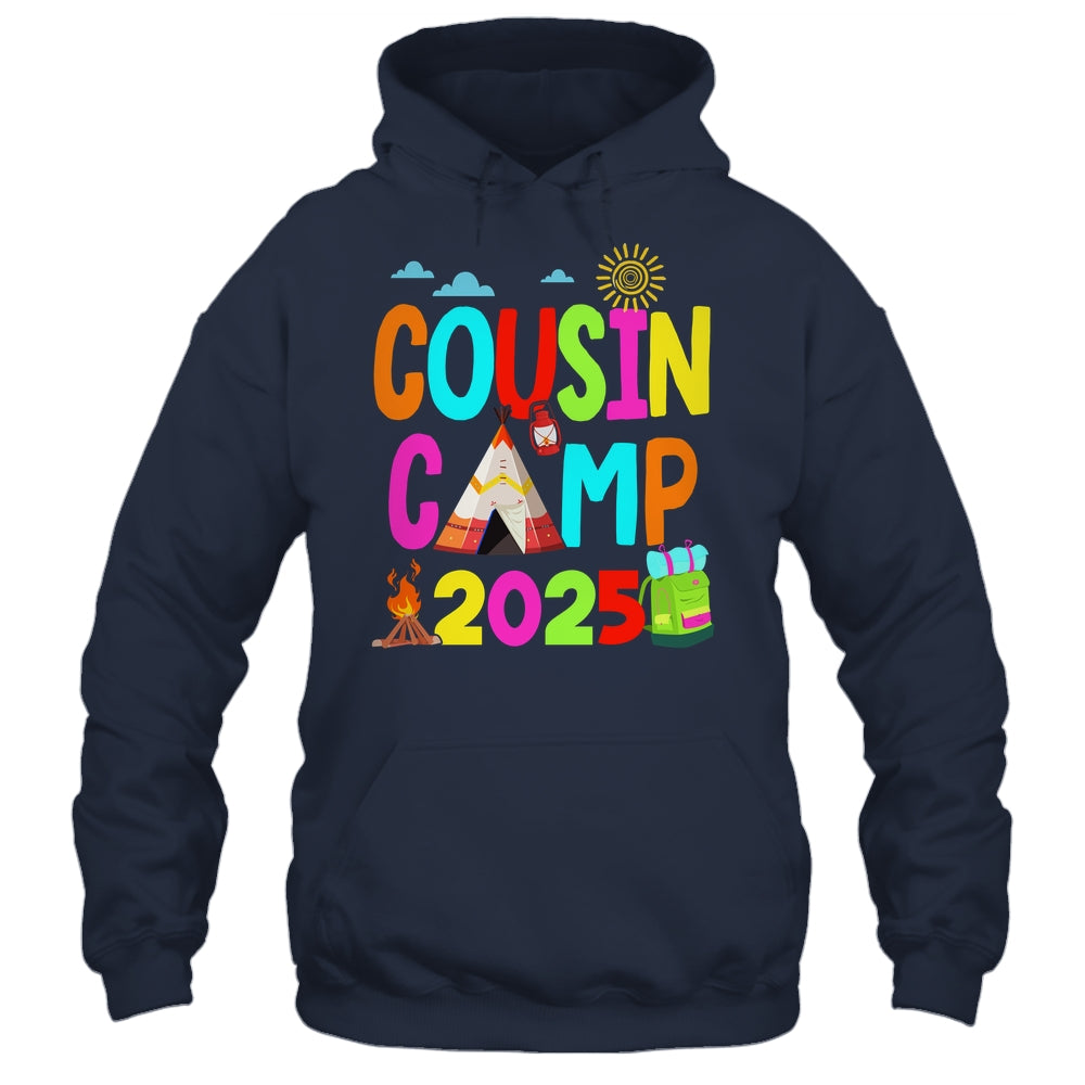 Cousin Camp 2025 Family Camping Summer Vacation Cousin Crew Shirt & Tank Top | siriusteestore