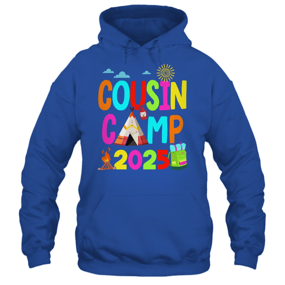 Cousin Camp 2025 Family Camping Summer Vacation Cousin Crew Shirt & Tank Top | siriusteestore