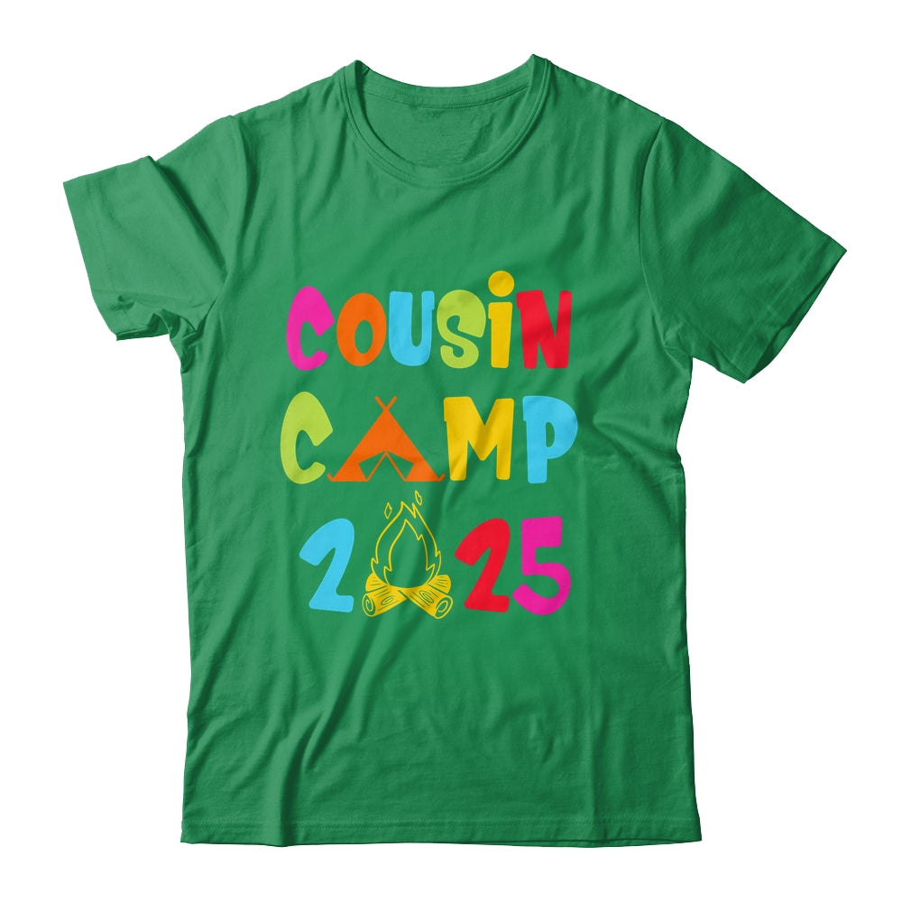 Cousin Camp 2025 Family Grandma Grandpa Summer Vacation Shirt & Hoodie | siriusteestore