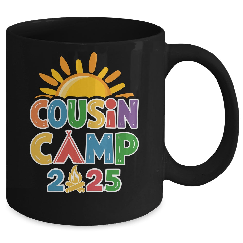 Cousin Camp 2025 Family Vacation Summer Camping Crew Mug | siriusteestore
