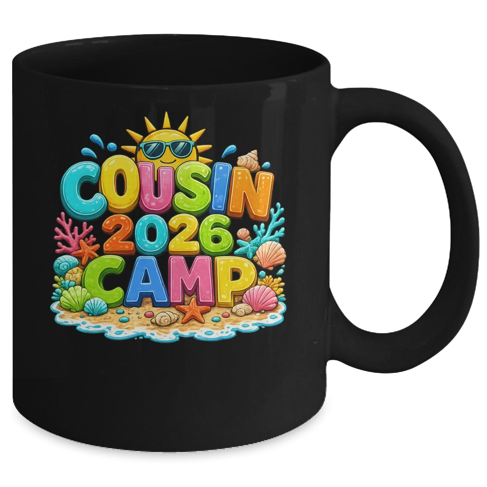 Cousin Camp 2026 Camping Summer Vacation Family Beach Mug | siriusteestore
