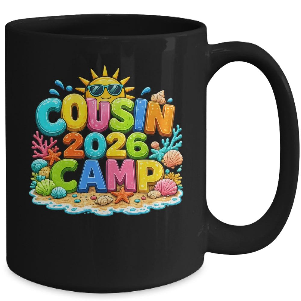 Cousin Camp 2026 Camping Summer Vacation Family Beach Mug | siriusteestore