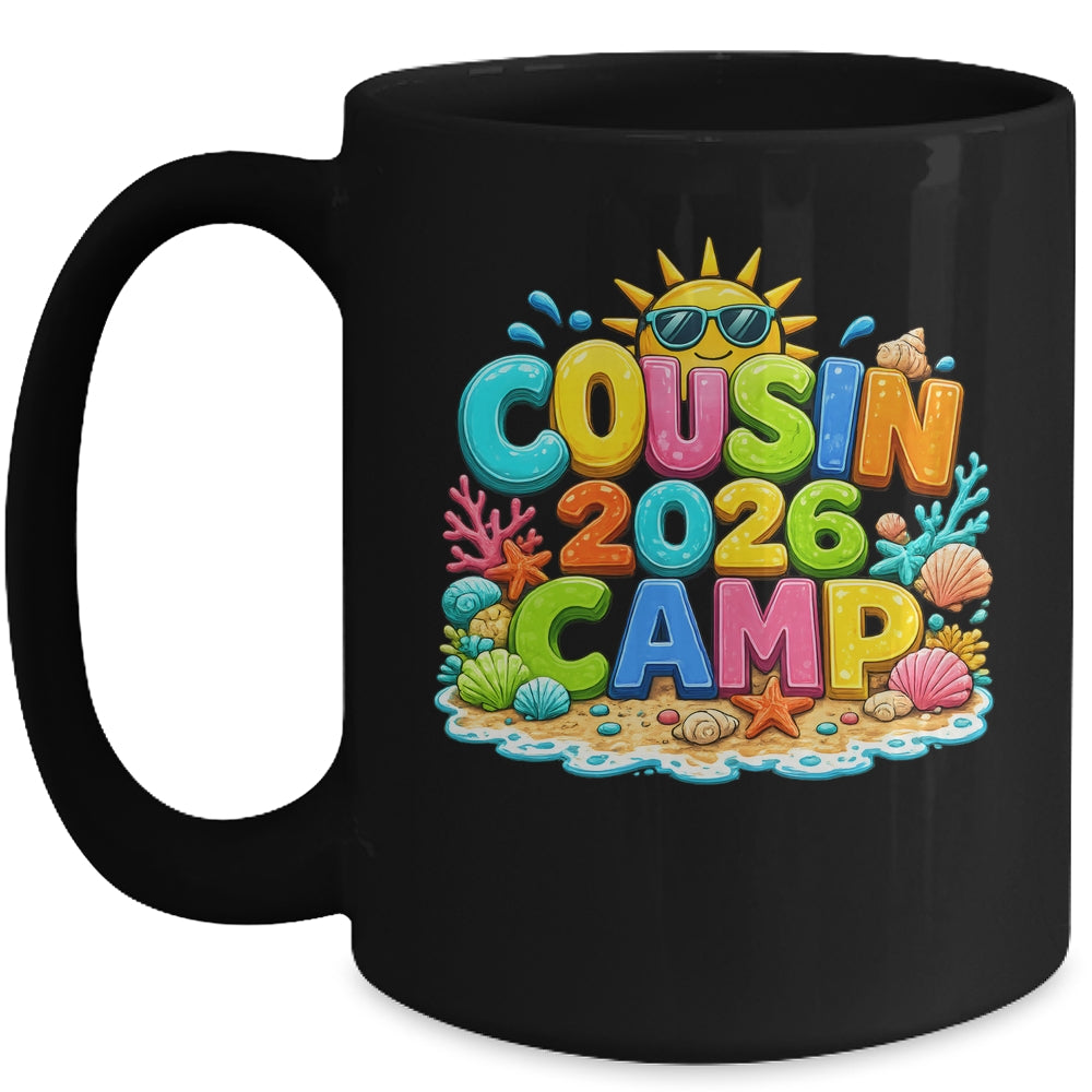 Cousin Camp 2026 Camping Summer Vacation Family Beach Mug | siriusteestore