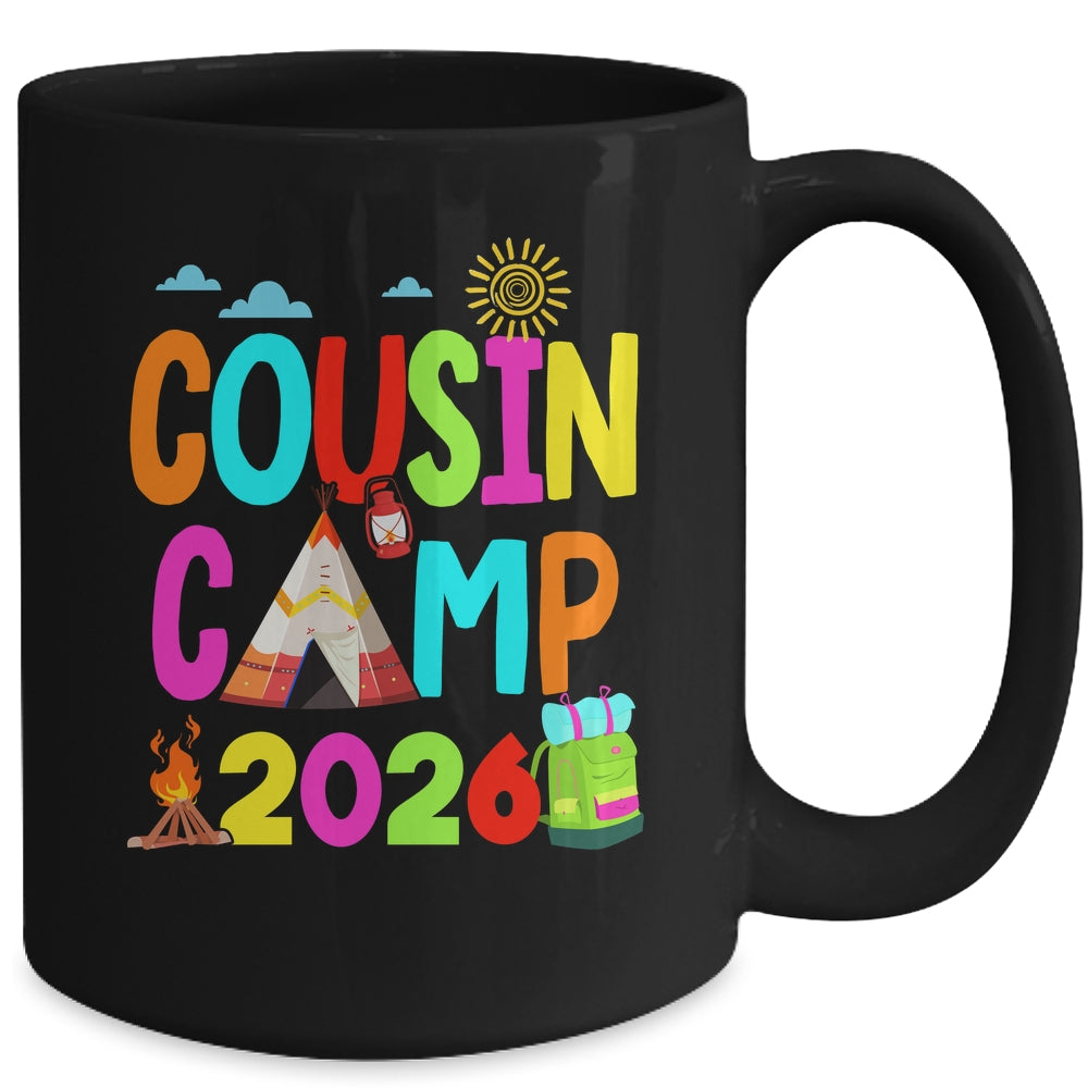 Cousin Camp 2026 Family Camping Summer Vacation Cousin Crew Mug | siriusteestore
