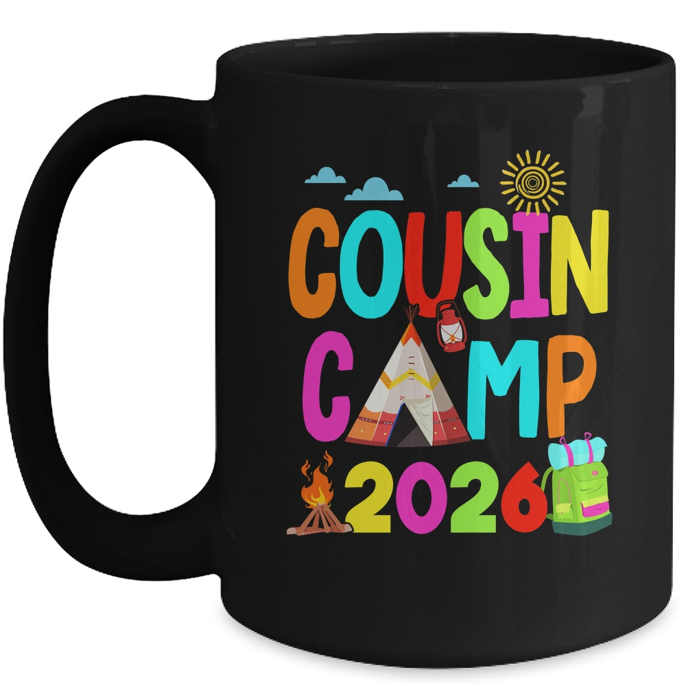 Cousin Camp 2026 Family Camping Summer Vacation Cousin Crew Mug | siriusteestore