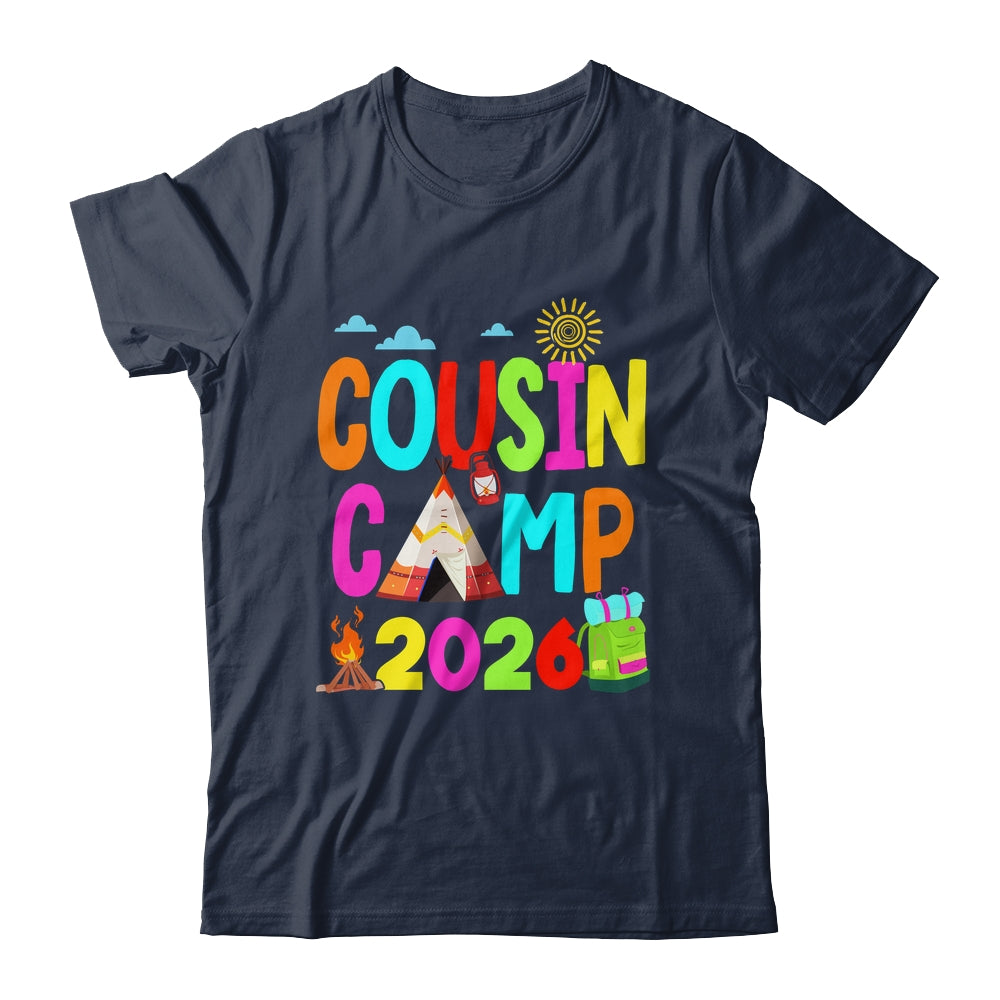 Cousin Camp 2026 Family Camping Summer Vacation Cousin Crew Shirt & Tank Top | siriusteestore