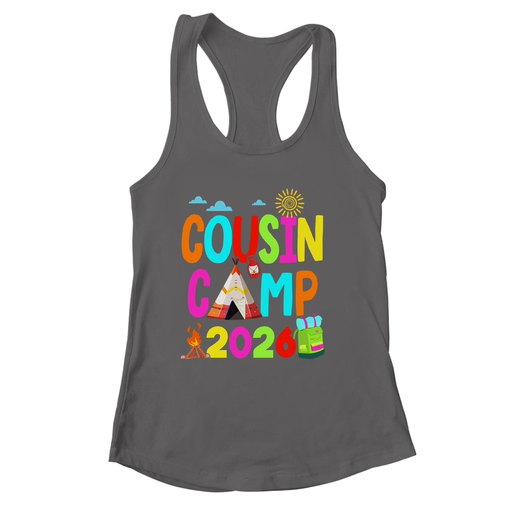 Cousin Camp 2026 Family Camping Summer Vacation Cousin Crew Shirt & Tank Top | siriusteestore
