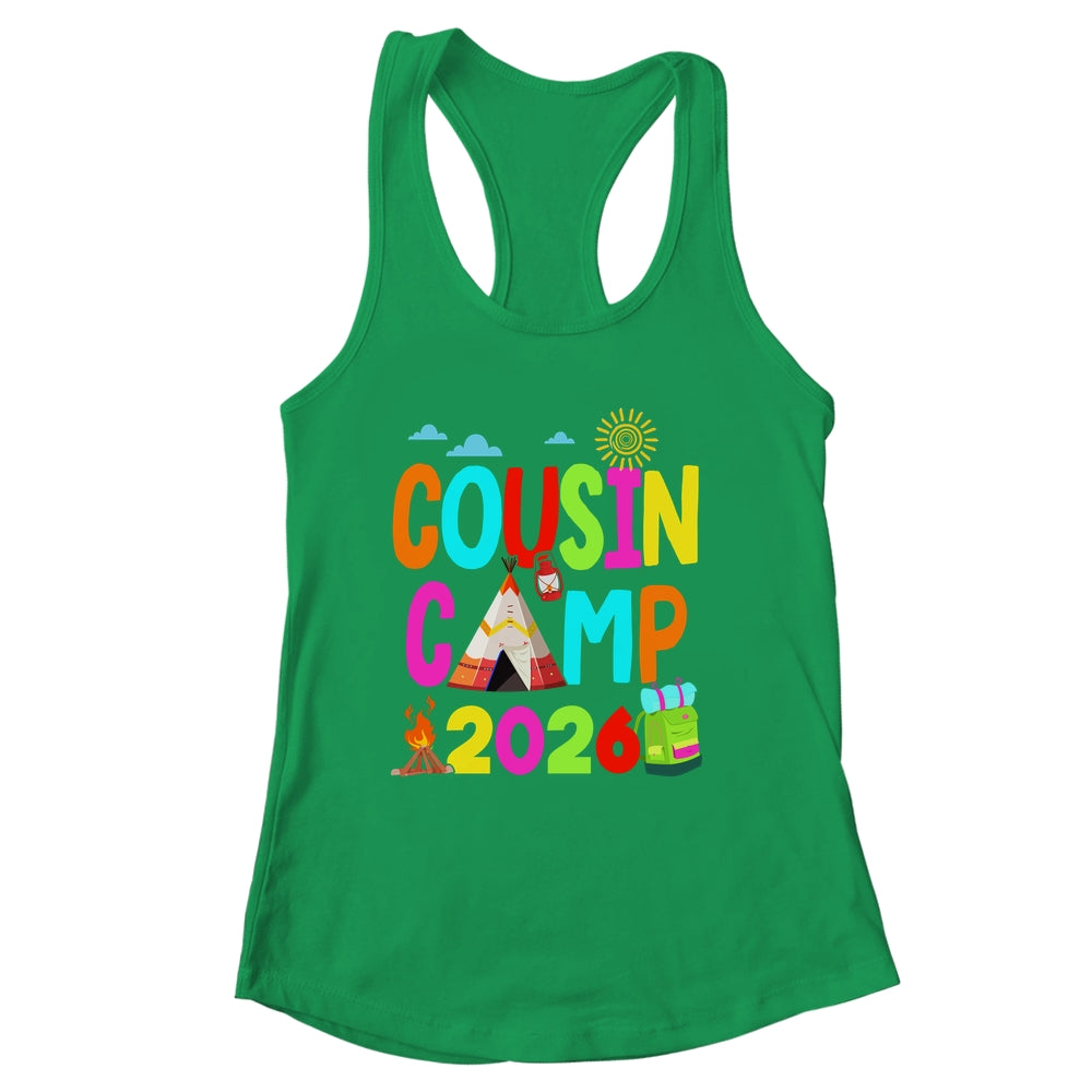 Cousin Camp 2026 Family Camping Summer Vacation Cousin Crew Shirt & Tank Top | siriusteestore