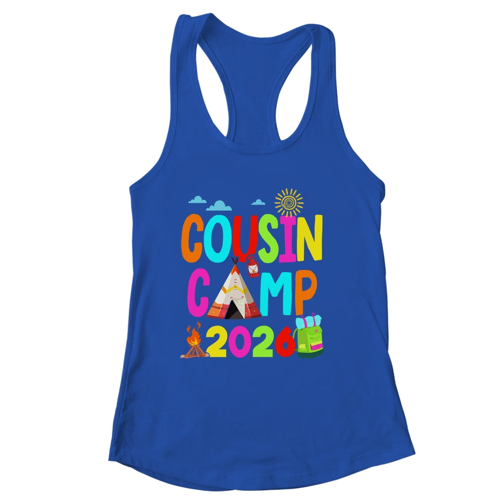 Cousin Camp 2026 Family Camping Summer Vacation Cousin Crew Shirt & Tank Top | siriusteestore
