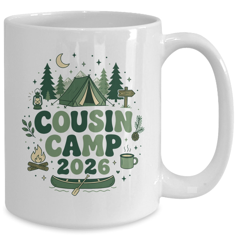 Cousin Camp 2026 Family Vacation Summer Camping Boys Kids Mug | siriusteestore
