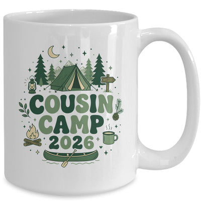 Cousin Camp 2026 Family Vacation Summer Camping Boys Kids Mug | siriusteestore