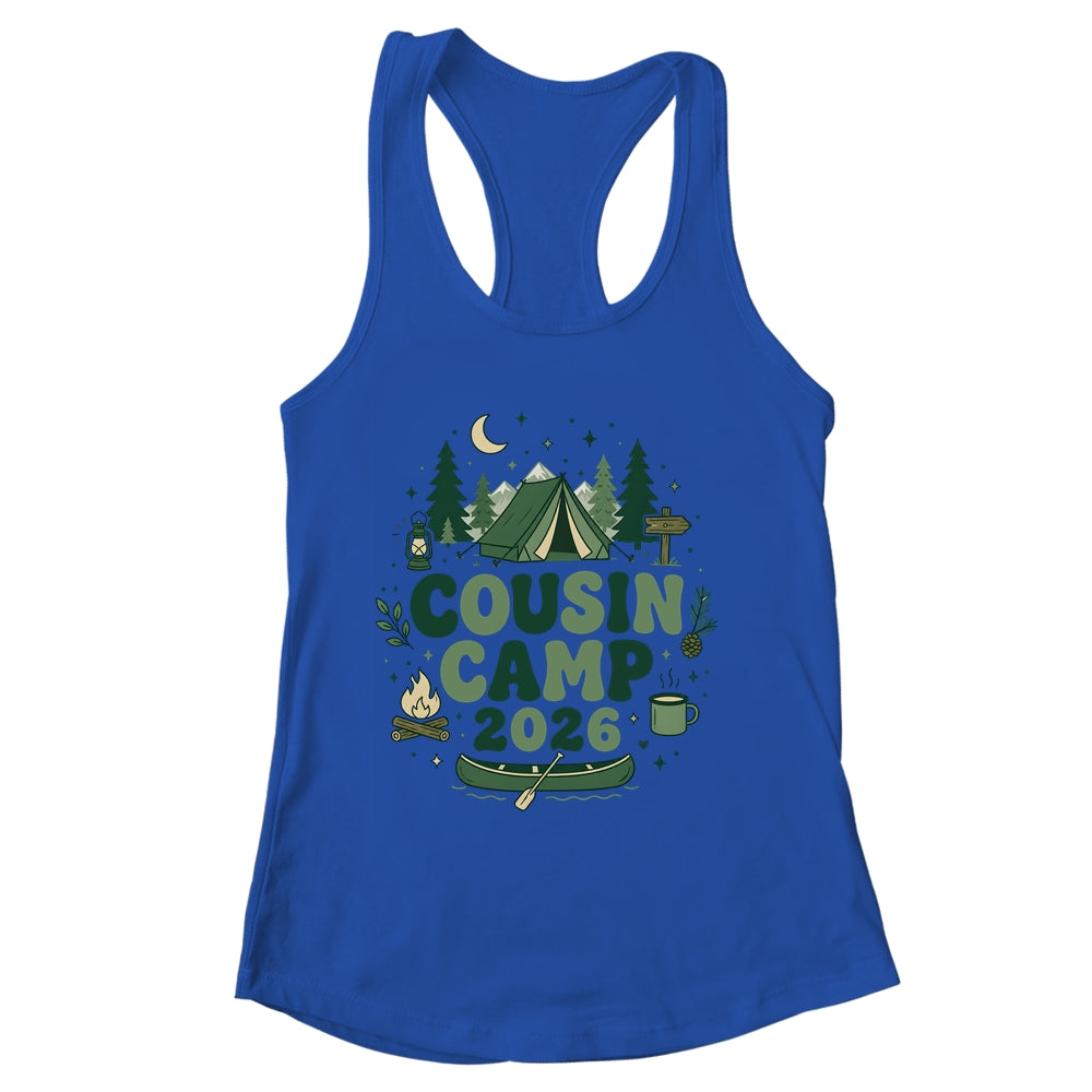 Cousin Camp 2026 Family Vacation Summer Camping Boys Kids Shirt & Tank Top | siriusteestore