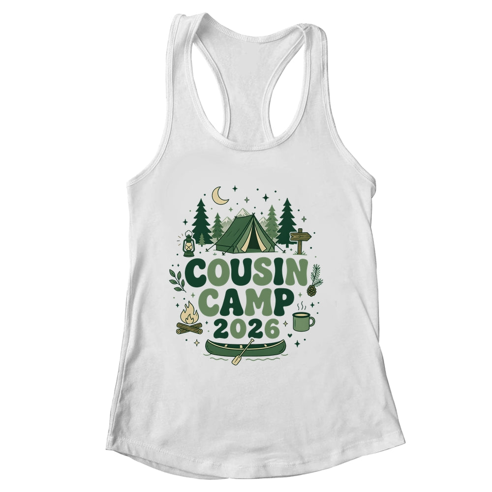 Cousin Camp 2026 Family Vacation Summer Camping Boys Kids Shirt & Tank Top | siriusteestore