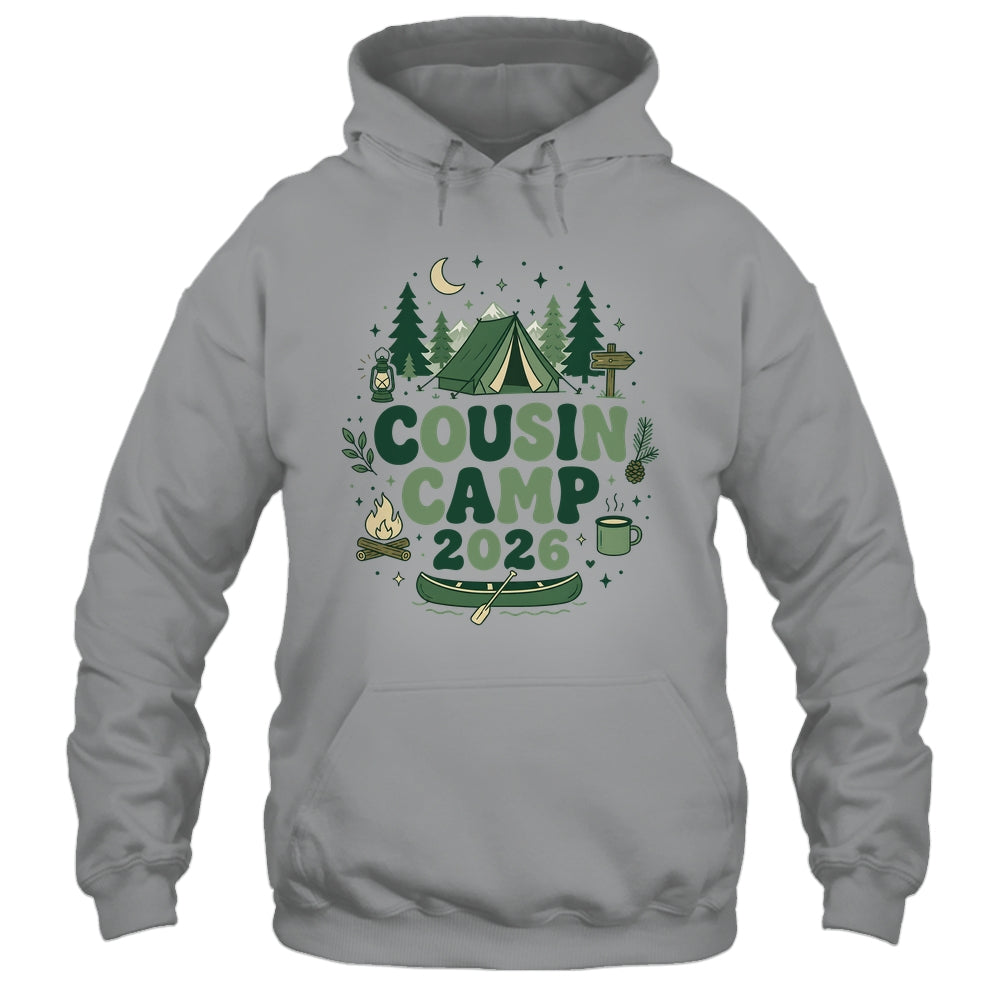 Cousin Camp 2026 Family Vacation Summer Camping Boys Kids Shirt & Tank Top | siriusteestore
