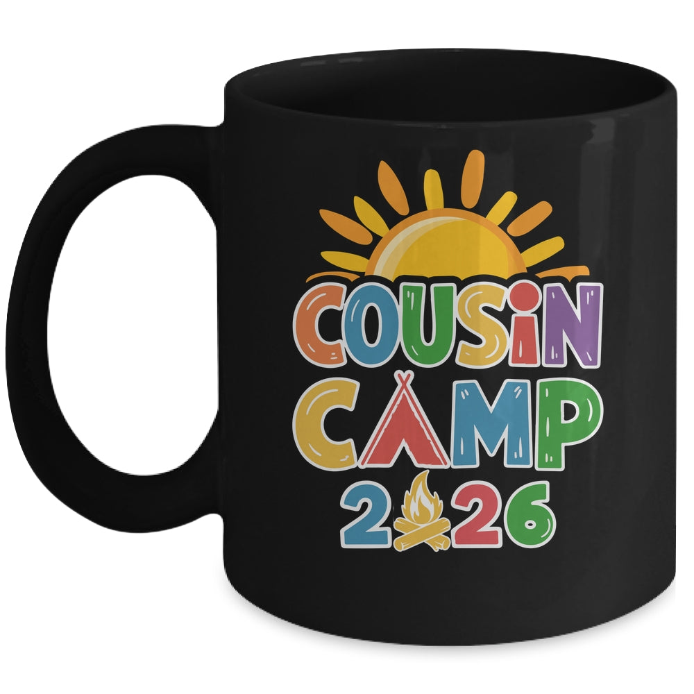 Cousin Camp 2026 Family Vacation Summer Camping Crew Mug | siriusteestore